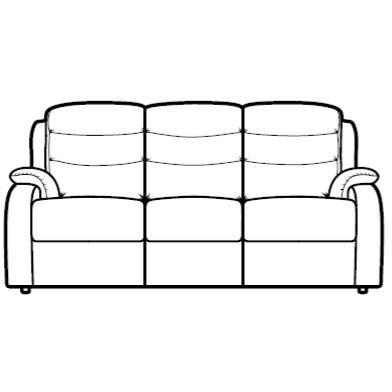 Parker Knoll Michigan 3 Seater Static Sofa