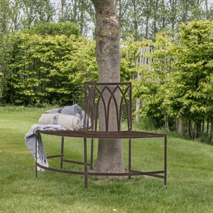 Gallery Alberoni Outdoor Tree Bench Seat Ember