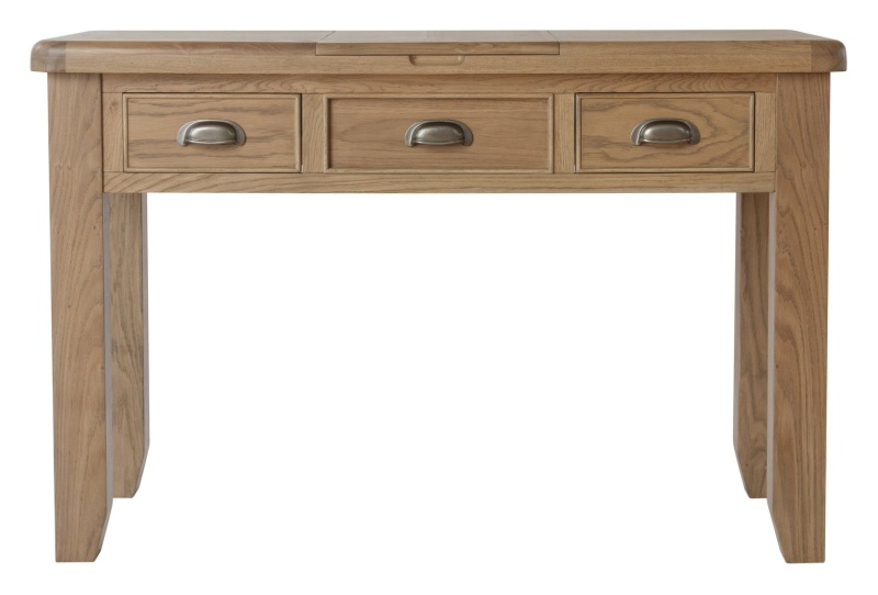 Brentham Furniture Warm Oak Wooden Dressing Table