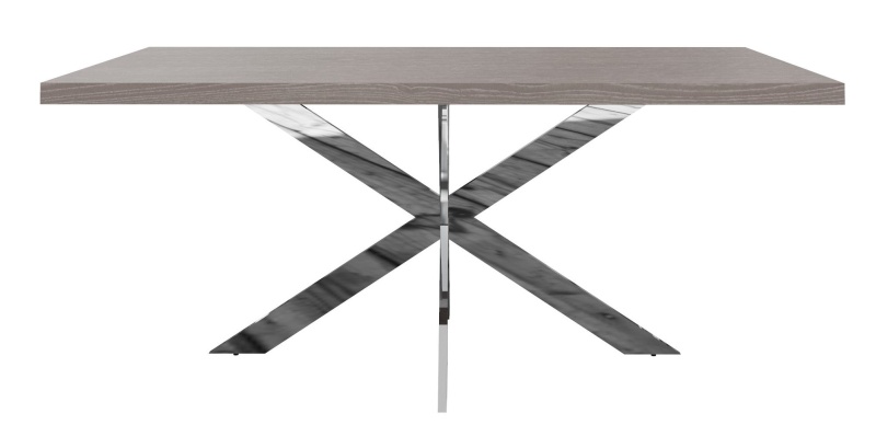 Brentham Furniture Contemporary Grey Oak 1.8m Dining Table
