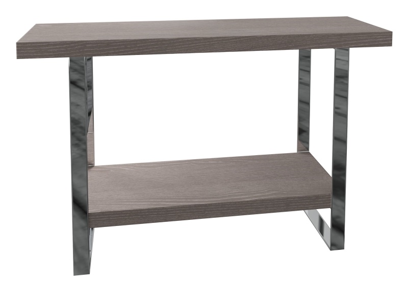Brentham Furniture Contemporary Grey Oak Console Table