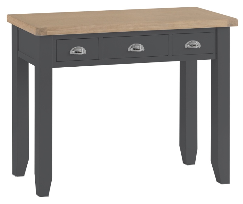 Brentham Furniture Classic Painted Oak Charcoal Dressing Table