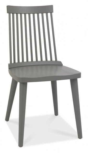 Bentley Designs Spindle Chair - Dark Grey (PAIR)