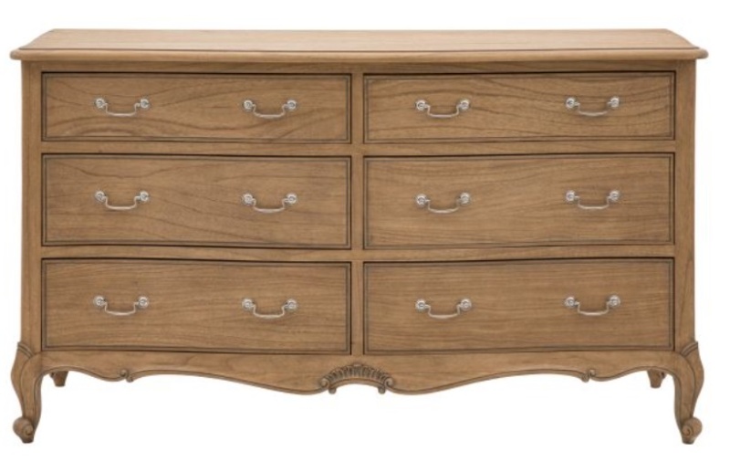 Gallery Gallery Chic 6 Drawer Chest Weathered
