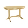 128 Shadows Oak Oval Dining Table on Pedestal