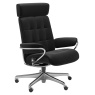 Stressless Stressless London Adjustable Headrest Office Chair - Paloma Black - Quick Ship!