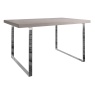 Brentham Furniture Contemporary Grey Oak 1.4m Dining Table