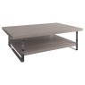 Brentham Furniture Contemporary Grey Oak Large Coffee Table