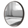 Brentham Furniture Contemporary Grey Oak Round Mirror