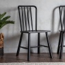 Gallery Wycombe Dining Chair Black (PAIR)