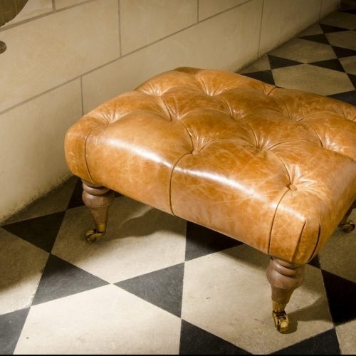 Leather Footstools