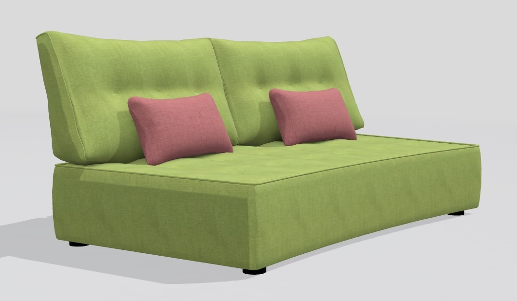 Fama Arianne Love Curved 3 Seater Unit Brentham Furniture