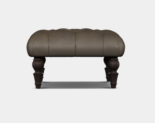 Tetrad Newton Buttoned Stool | Handcrafted British Style