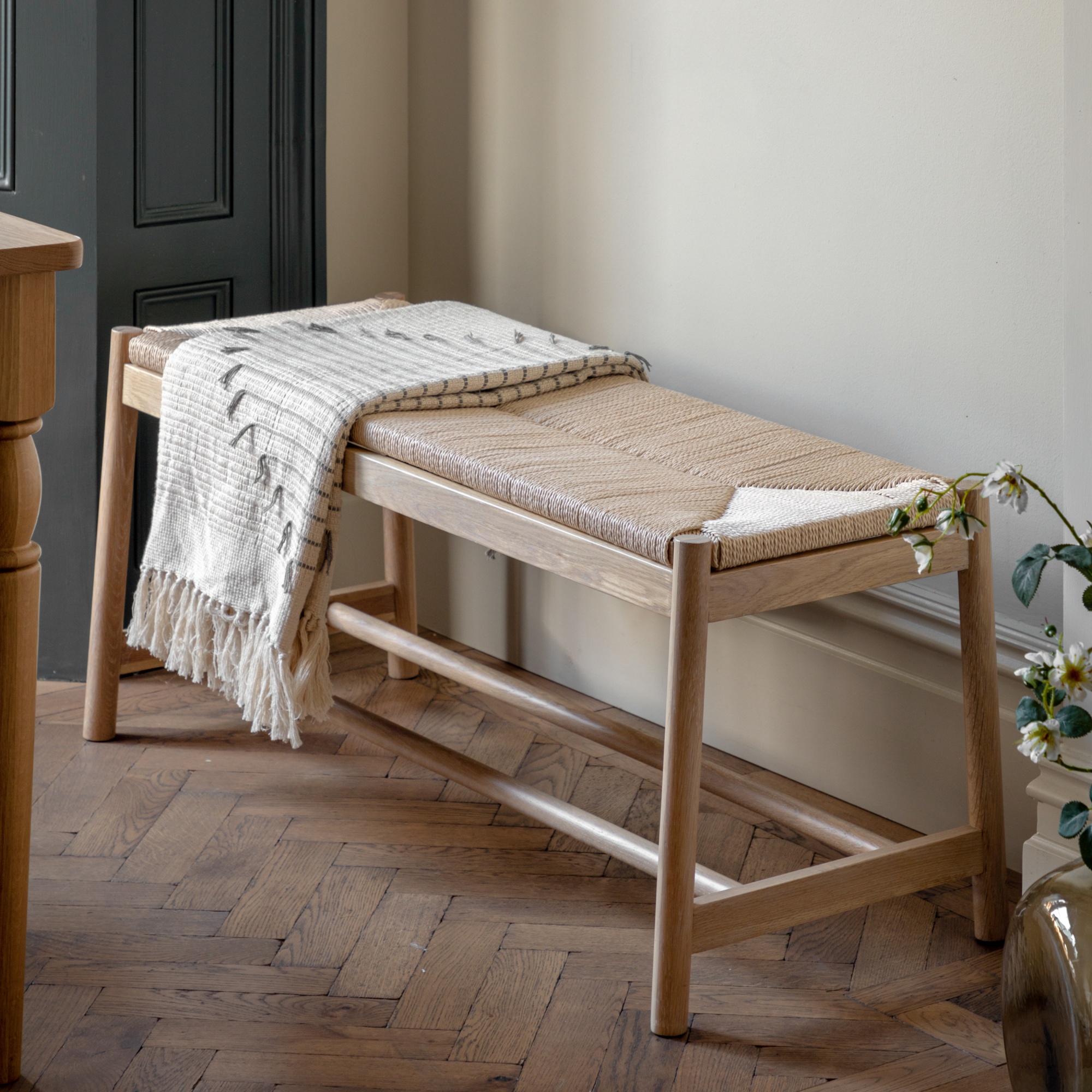 Gallery Direct Eton Natural Rope Bench