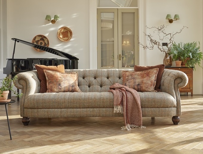 Tetrad Harris Tweed Caledonian Grand Sofa | Tweed Finish