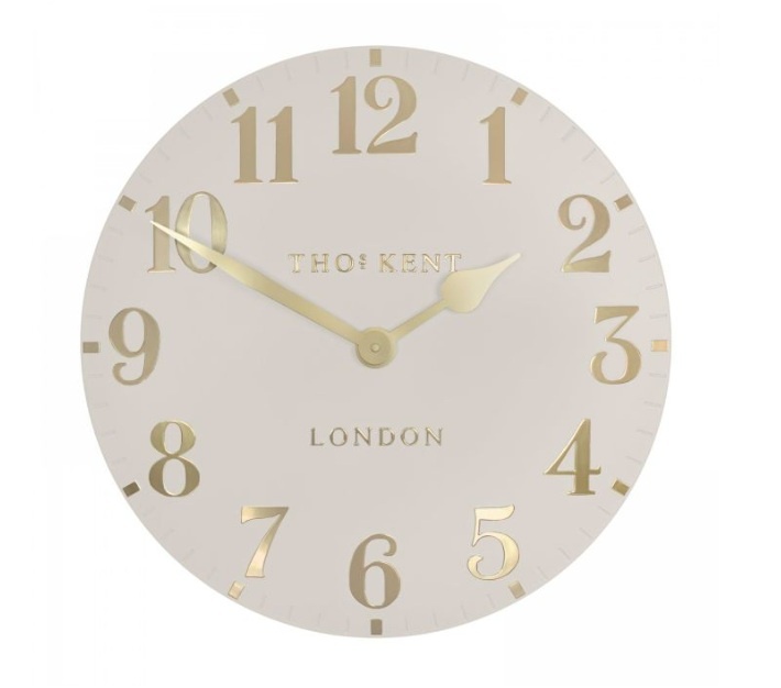 Thomas Kent Arabic Wall Clock 20-inch Oatmeal | Best Price