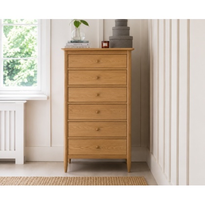 Ercol 2685 Teramo 6 Drawer Tall Chest Ercol 2685 Teramo 6 Drawer Tall Chest