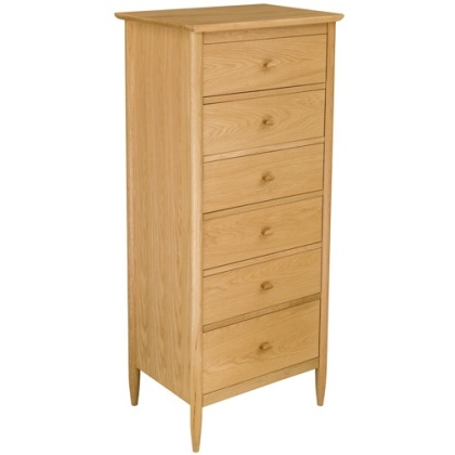 Ercol 2685 Teramo 6 Drawer Tall Chest