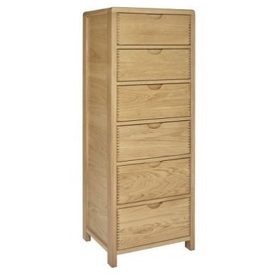 Ercol 1364 Bosco 6 Drawer Tall Chest