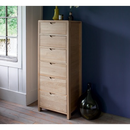 Ercol 1364 Bosco 6 Drawer Tall Chest Ercol 1364 Bosco 6 Drawer Tall Chest