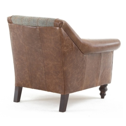 Tetrad Harris Tweed Dalmore Accent Chair - Option C (Hide)