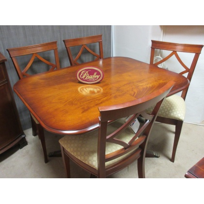 Bradley Furniture - Mahogany Dining Table 4 Chairs Bradley Furniture - Mahogany Dining Table 4 Chairs