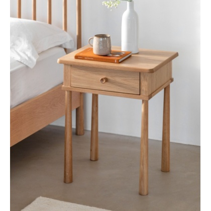 Gallery Wycombe 1 Drawer Bedside Table