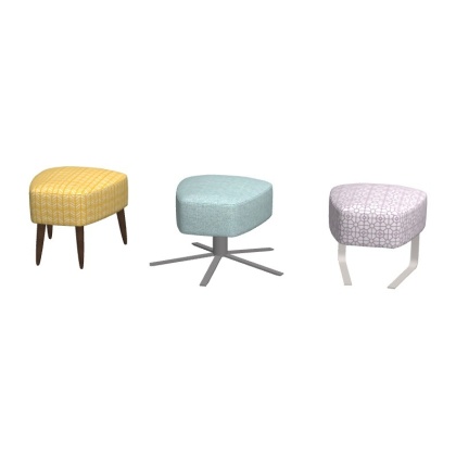 Fama Kylian Footstool With Rocking Base