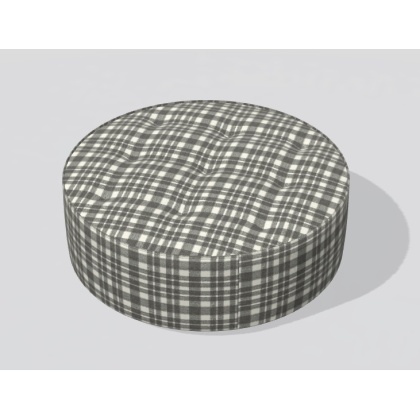 Fama Arianne Love Large Round Footstool 'RL' Fama Arianne Love Large Round Footstool 'RL'