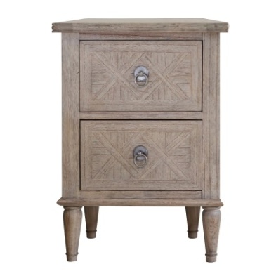 Gallery Mustique 2 Drawer Bedside Table Gallery Mustique 2 Drawer Bedside Table
