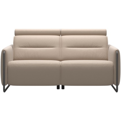 Stressless Emily 2 Seater Sofa With Steel Arm Stressless Emily 2 Seater Sofa With Steel Arm