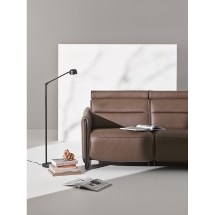 Stressless Emily 2 Seater Sofa With Steel Arm Stressless Emily 2 Seater Sofa With Steel Arm