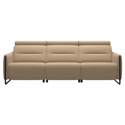 Stressless Emily 3 Seater Sofa With Steel Arm Stressless Emily 3 Seater Sofa With Steel Arm