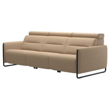 Stressless Emily 3 Seater Sofa With Steel Arm