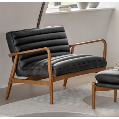 Gallery Datsun 2 Seater Sofa Antique Ebony