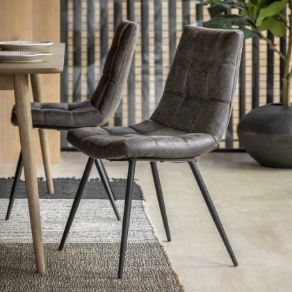 Gallery Darwin Grey Chair (Pair)