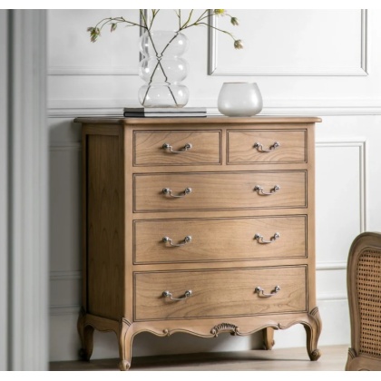 Gallery Chic 5 Drawer Chest Weathered