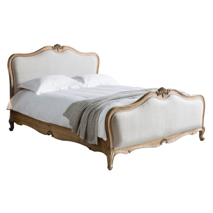 Gallery Chic 6' Upholstered Superking Bed Weathered Gallery Chic 6' Upholstered Superking Bed Weathered