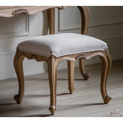 Gallery Chic Dressing Stool Weathered Gallery Chic Dressing Stool Weathered