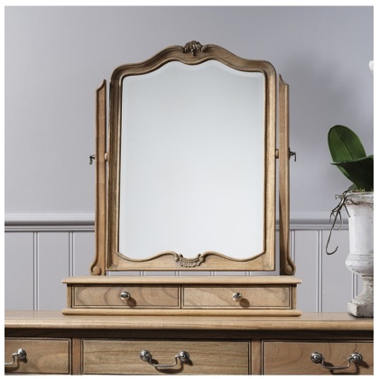 Gallery Chic Dressing Table Mirror Weathered