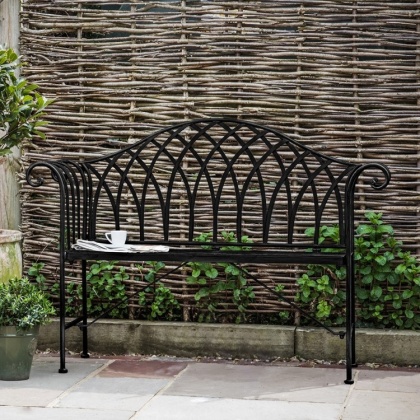 Gallery Duchess Outdoor Bench Noir