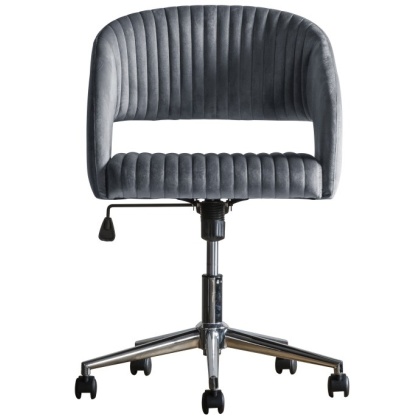 Gallery Murray Swivel Chair Charcoal Velvet Gallery Murray Swivel Chair Charcoal Velvet