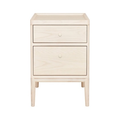 Ercol 3885 Salina 2 Drawer Bedside Cabinet