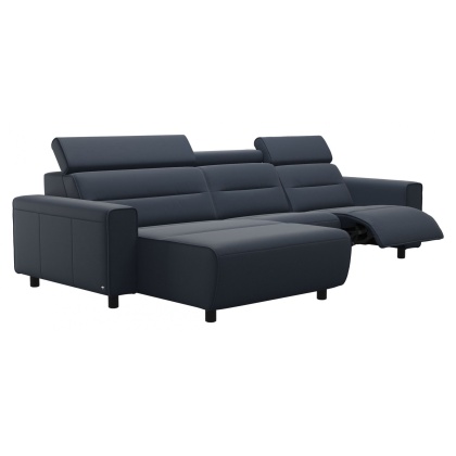 Stressless Emily Wide Arm 2 Seater Power Right Sofa with Long Seat LHF (L)