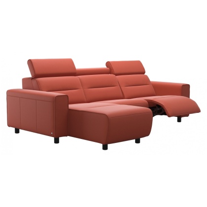 Stressless Emily Wide Arm 2 Seater Power Right Sofa with Long Seat LHF (M)