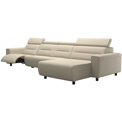 Stressless Emily Wide Arm 3 Seater Power Left Sofa with Long Seat RHF (L)