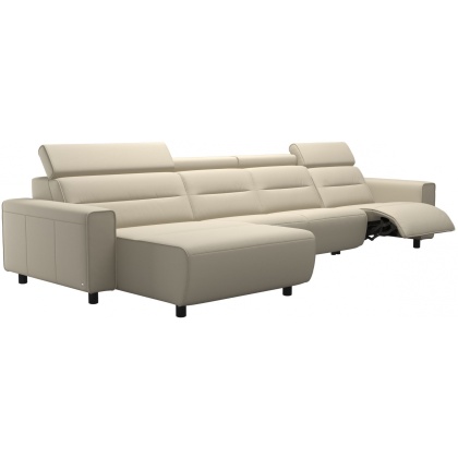 Stressless Emily Wide Arm 3 Seater Power Right Sofa with Long Seat LHF (L)