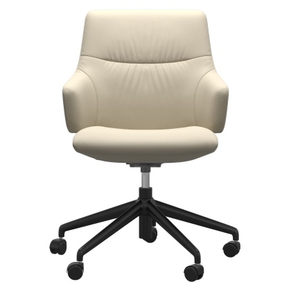 Stressless Mint Low Back Office Chair With Arms