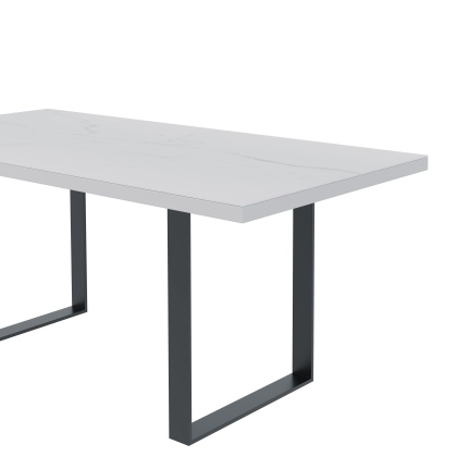 Bevel Gloss 1.8m Fixed Top Table