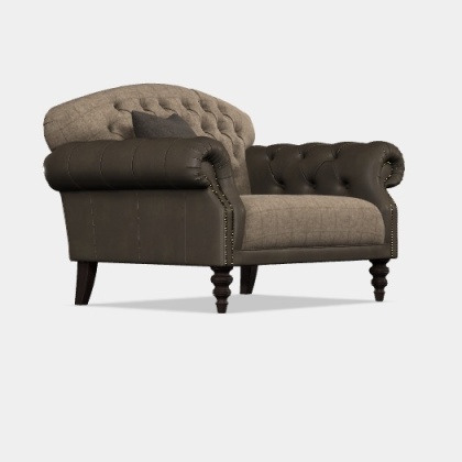 Tetrad Harris Tweed Arbroath Snuggler - Option B - Hide & Tweed Tetrad Harris Tweed Arbroath Snuggler - Option B - Hide & Tweed